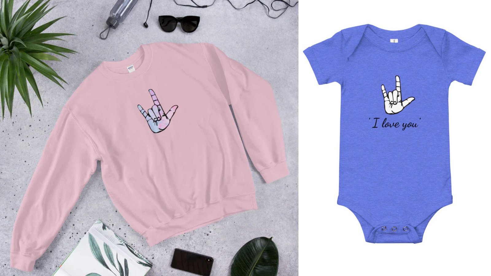 Thankful asl graphic apparel